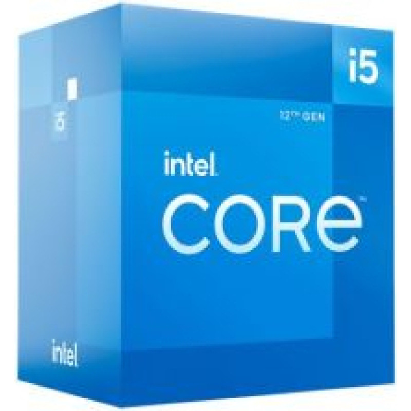 Intel Procesors Intel  i5-12400, 2.5 GHz, LGA1700, Processor threads 12, Packing Retail, Processor cores 6, Component for PC