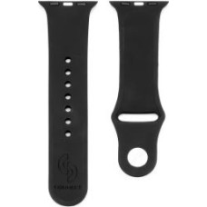 Connect Siksniņa Connect  Watch 38/40/41mm Silicone Loop Watch Strap (110mm S/M) Black