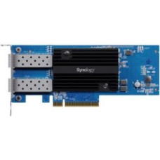 Synology Parveidotājs Synology  E25G30-F2 Dual-port 25GbE SFP28 add-in card designed to accelerate bandwidth-intensive workflows