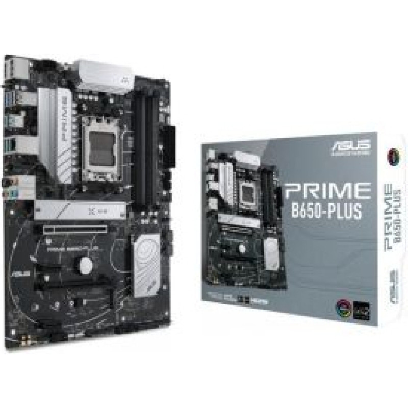 Asus Pamatplate AMD procesorsiem Asus  Mainboard||AMD B650|SAM5|ATX|Memory DDR5|Memory slots 4|2xPCI-Express 4.0 1x|2xPCI-Express 4.0 16x|2xM.2|1xHDMI|1xDisplayPort|2xUSB 2.0|5xUSB 3.2|1xUSB-C|1xOptical S/PDIF|1xRJ45|5xAudio port|PRIMEB650-PLUS