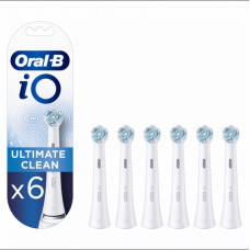 Oral-B Zobu birste Oral-B  Toothbrush replacement iO Ultimate Clean Heads, For adults, Number of brush heads included 6, White