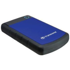 Transcend Cietais disks HDD Transcend  External HDD||StoreJet|4TB|USB 3.1|Colour Blue|TS4TSJ25H3B