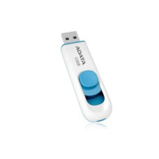 Adata Zibatmiņa ADATA  C008 64 GB, USB 2.0, White/Blue