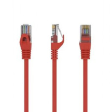 Gembird Nevadāms centrmezgls Gembird  PATCH CABLE CAT6 UTP 1M/RED PP6U-1M/R