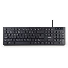 Gembird Datora tastatūra Gembird  Multimedia Keyboard KB-MCH-04 Wired, US, Black