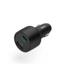 Hama Auto lādētāji Hama  Car Fast Charger, 1x USB-C, 1x USB-A, PD, 32 W Black