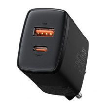 Baseus Adapteris Baseus  Baseus Compact fast charger USB / USB Type C 20W 3A Power Delivery Quick Charge 3.0 black (CCXJ-B01)