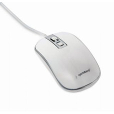 Gembird Datora pele Gembird  Optical USB mouse MUS-4B-06-WS White/Silver