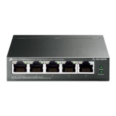 Tp-Link Serveru  - Citi piederumi TP-Link  Switch TL-SG105PE Unmanaged, Desktop, 10/100/1000 Mbit/s, Ethernet LAN (RJ-45) ports 5, PoE+ ports quantity 4, Power supply type External