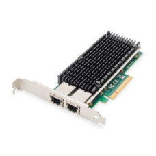 Digitus Parveidotājs Digitus  10Gbps Dual Port Ethernet Server adapter PCIe X8, Intel X540 BT2 DN-10163