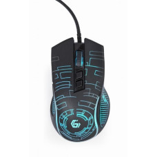 Gembird Datora pele Gembird  MOUSE USB OPTICAL GAMING/BLACK MUSG-RGB-01