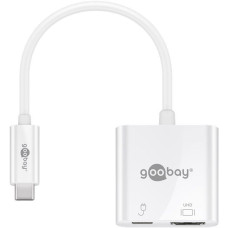 Goobay Rūteris Goobay  USB-C HDMI Adapter (4k 60 Hz) 	62110 White