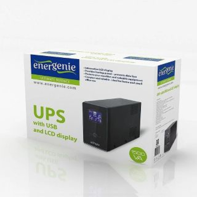 Energenie (By Gembird) Datoru piederumi ENERGENIE (BY GEMBIRD)  ENERGENIE UPS 3000VA USB LCD