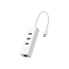 Tp-Link Parveidotājs TP-Link  UE330C USB 3.0 Type-C to Gigabit Ethernet Network Adapter with 3-Port USB 3.0 Type-A Hub