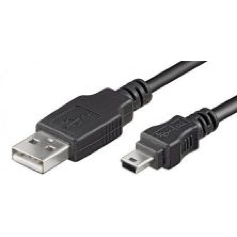 Logilink Kabelis Logilink  USB MINI-B 5-pin 180 Cert 1.8m Mini-USB B, USB A, 1.8 m, Black