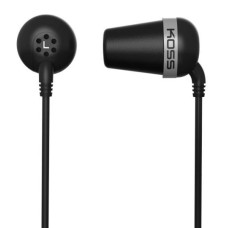 Koss Bezvadu austiņas Koss  Headphones THE PLUG CLASSIC Wired, In-ear, 3.5 mm, Noise canceling, Black