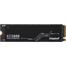 Kingston Cietais disks SSD Kingston  SSD||KC3000|512GB|M.2|NVMe|3D TLC|Write speed 3900 MBytes/sec|Read speed 7000 MBytes/sec|TBW 400 TB|MTBF 1800000 hours|SKC3000S/512G