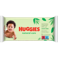 HUGGIES Natural Care mitrās salvetes 56gab