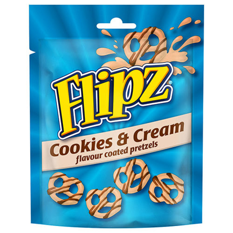 FLIPZ Cookies & Creams klinģerīši 90g