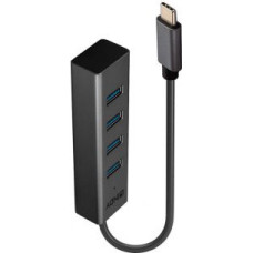 Lindy Parveidotājs LINDY  I/O HUB USB-C 4PORT/43325