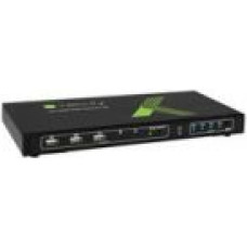 Techly Datoru piederumi Techly  028702  4-port HDMI/USB KVM