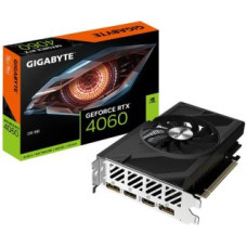 Gigabyte Grafiskās karte / Video kartes Gigabyte  Graphics Card||NVIDIA GeForce RTX 4060|8 GB|GDDR6|128 bit|PCIE 4.0 16x|Dual Slot Fansink|2xHDMI|2xDisplayPort|GV-N4060D6-8GD