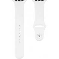 Connect Siksniņa Connect  Watch 38/40/41mm Silicone Loop Watch Strap (110mm S/M) White