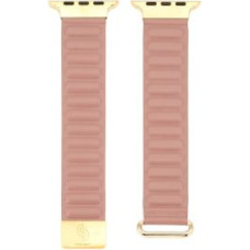 Connect Siksniņa Connect  Watch 38/40/41mm cortical back buckle magnetic suction Watch Straps Rose pink