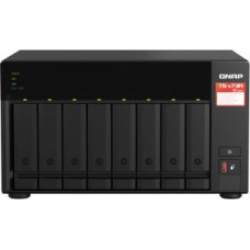 Qnap Zibatmiņa QNAP  8-Bay QTS and QuTS hero NAS TS-873A-8G Up to 8 HDD/SSD Hot-Swap, Ryzen V1500B Quad-Core, Processor frequency 2.2 GHz, 8 GB, DDR4, 2x2.5GbE, 3xUSB Type-A 3.2 Gen 2, 1xUSB Type-C 3.2 Gen 1, 2xPCIe, 2xM.2 2280 PCIe Gen3 x1