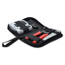 Digitus Serveru  - Citi piederumi Digitus  Network Tool Set, LAN Tester, Crimping Tool, Cut and Stripping Tool, Punch Down Tool