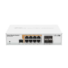 Mikrotik Nevadāms centrmezgls Mikrotik  Switch||8x10Base-T / 100Base-TX / 1000Base-T|4xSFP|1xConsole|CRS112-8P-4S-IN