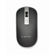 Gembird Datora pele Gembird  MOUSE USB OPTICAL WRL BLACK/SILVER MUSW-4B-06-BS