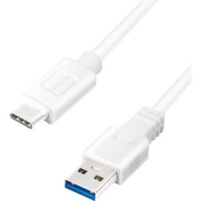 Logilink Kabelis Logilink  USB 3.2 Gen 1x1 Cable CU0175 1,5 m, White, USB-A Male, USB-C Male