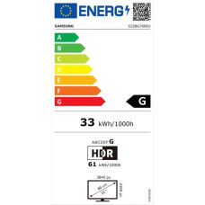 Samsung Monitors Samsung  Flat Monitor LS32BG700EUXEN 32 