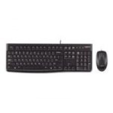 Logitech Datora tastatūra Logitech  LOGI MK120 corded Desktop black USB (US)