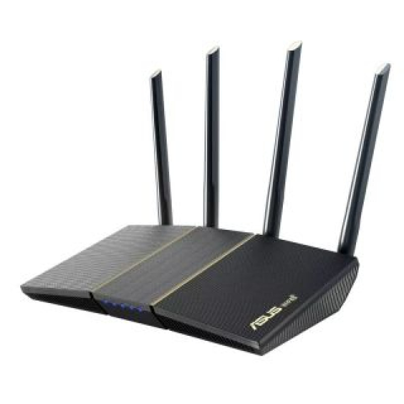 Asus Rūteris Asus  Wireless AX3000 Dual Band WiFi 6 RT-AX57 802.11ax, 2402+574 Mbit/s, 10/100/1000 Mbit/s, Ethernet LAN (RJ-45) ports 4, Antenna type External