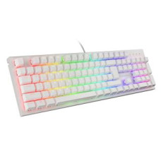 Genesis Datora tastatūra Genesis  THOR 303 Gaming keyboard, RGB LED light, US, White, Wired, Brown Switch