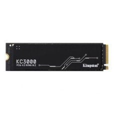 Kingston Cietais disks SSD Kingston  SSD||KC3000|4TB|M.2|PCIE|NVMe|3D TLC|Write speed 7000 MBytes/sec|Read speed 7000 MBytes/sec|3.5mm|MTBF 1800000 hours|SKC3000D/4096G