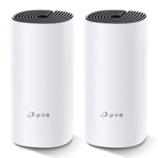 Tp-Link Rūteris TP-Link  Whole Home Mesh WiFi System Deco M4 (2-Pack) 802.11ac, 300+867 Mbit/s, 10/100/1000 Mbit/s, Ethernet LAN (RJ-45) ports 2, MU-MiMO Yes, Antenna type 2xInternal