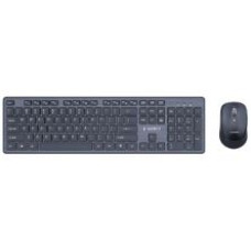 Gembird Datora tastatūra Gembird  KEYBOARD +MOUSE WRL ENG/DESKTOP BK KBS-WCH-04