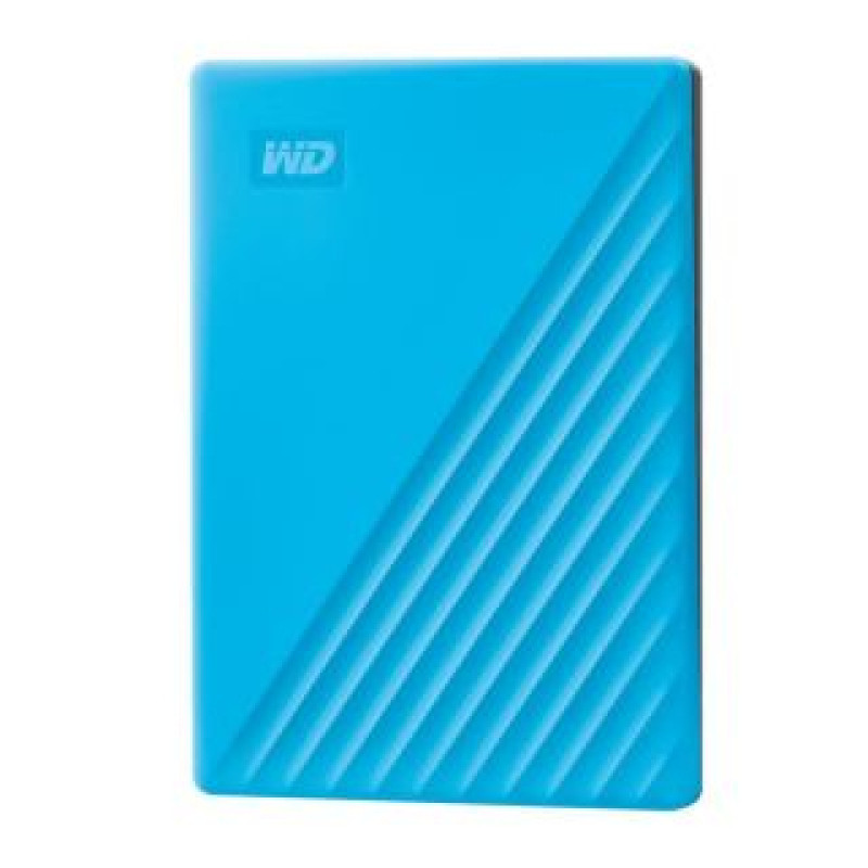 Western Digital Cietais disks HDD Western Digital  External HDD||My Passport|2TB|USB 2.0|USB 3.0|USB 3.2|Colour Blue|WDBYVG0020BBL-WESN