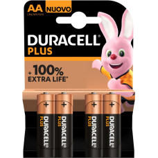 Duracell Cita datorprece Duracell  Plus MN1500 AA, Alkaline, 4 pc(s)