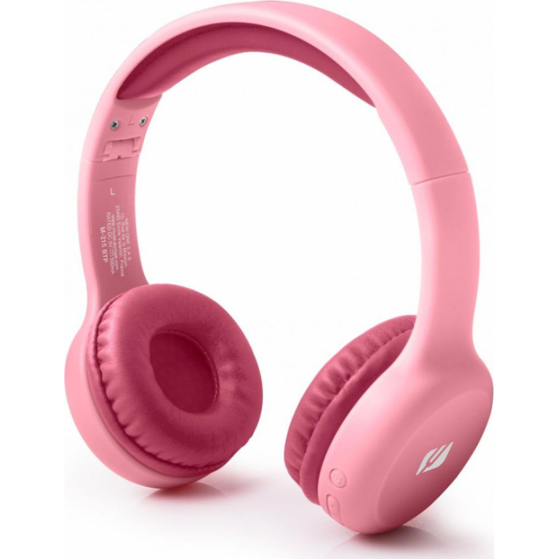 Muse Vadu austiņas Muse  Bluetooth Stereo Kids Headphones M-215BTP Over-Ear, Wireless, Pink