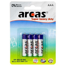 Arcas Cita datorprece Arcas  AAA/R03, Super Heavy Duty, 4 pc(s)