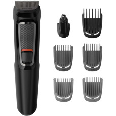 Philips Matu trimmeris Philips  Face and Hair Trimmer MG3740/15 9-in-1 Cordless, Black, Operating time (max) 60 min