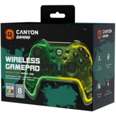 Canyon Kontrolieris Canyon  gamepad Brighter GPW-02 BT+Dongle Wireless Crystal Transparent