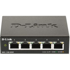 D-Link Serveru  - Citi piederumi D-link  Smart Managed Switch DGS-1100-05V2/E	 Managed L2, Rackmountable, 1 Gbps (RJ-45) ports quantity 5