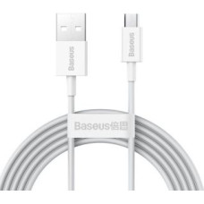 Baseus Kabelis Baseus - Superior Fast Charging Data Cable MicroUSB 1m White