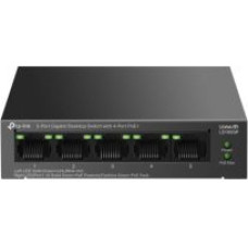 Tp-Link Nevadāms centrmezgls TP-Link  NET SWITCH 5PORT 4POE+/LS105GP