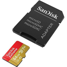 Sandisk By Western Digital Cita datorprece SANDISK BY WESTERN DIGITAL  MEMORY MICRO SDXC 64GB UHS-I/W/A SDSQXAH-064G-GN6MA SANDISK